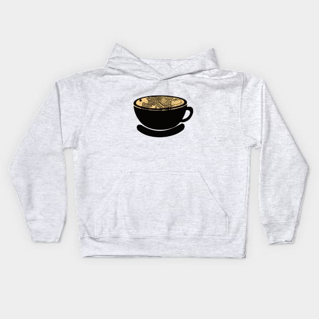 cup of world Kids Hoodie by gasponce